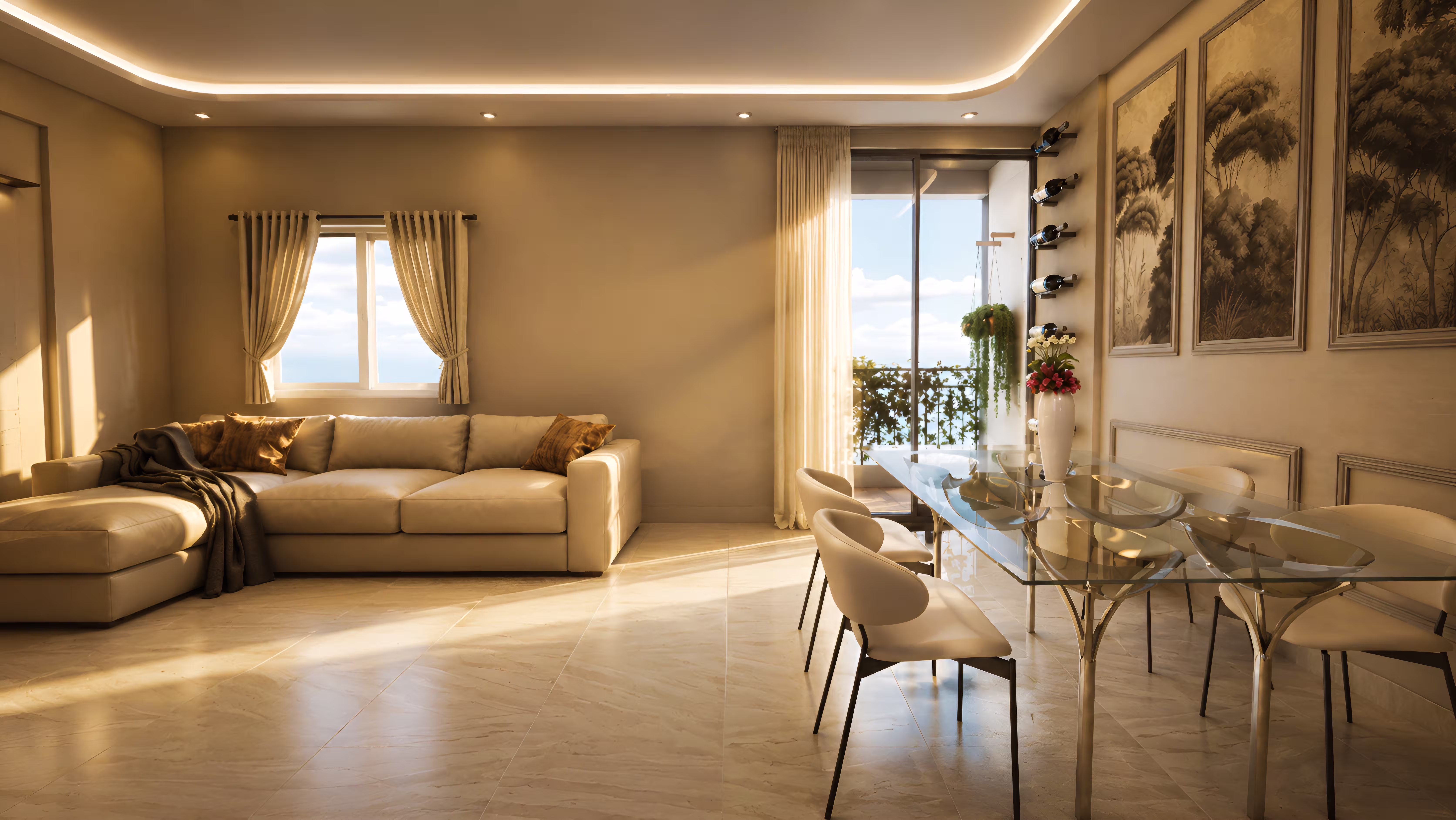 Aadhya Serene finished bedroom interior